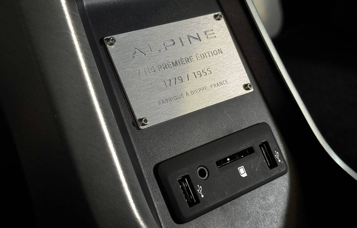 Alpine A110 1.8T 252cv Première Edition N°1779/1955 2